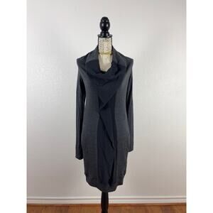 B45 BRUNELLO CUCINELLI Draped Wool Sweater Dress Womens 2 Old Money Minimalist